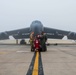 B52H On A Foggy Day