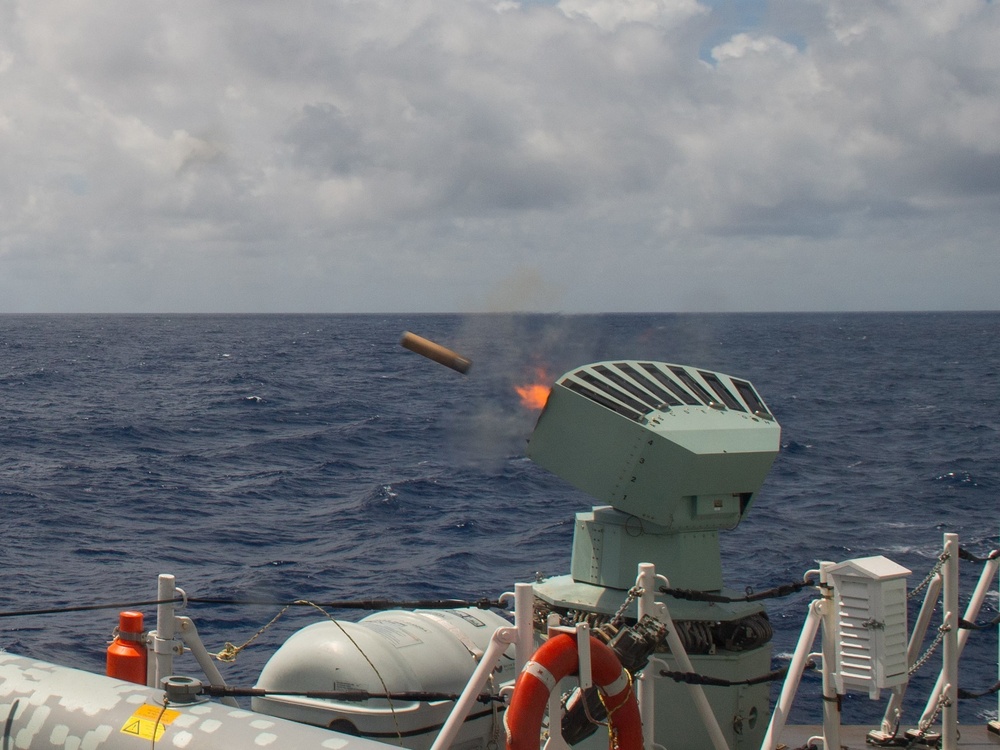 HMCS Vancouver conducts MASS firing during RIMPAC 2022