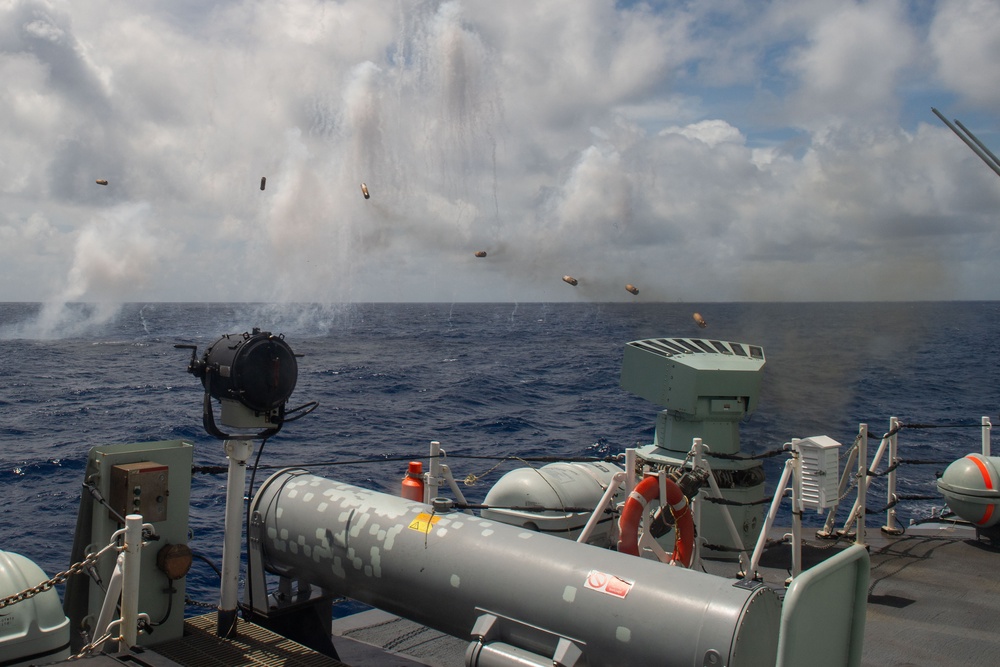 HMCS Conducts MASS firing during RIMPAC 2022