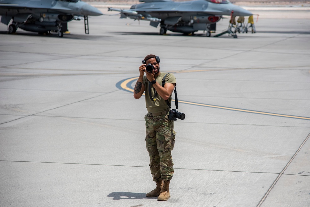 Red Flag-Nellis 22-3 Aggressors take flight