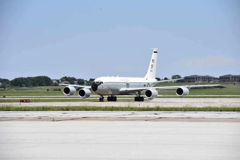 Team Offutt welcomes first WC-135R to its fleet