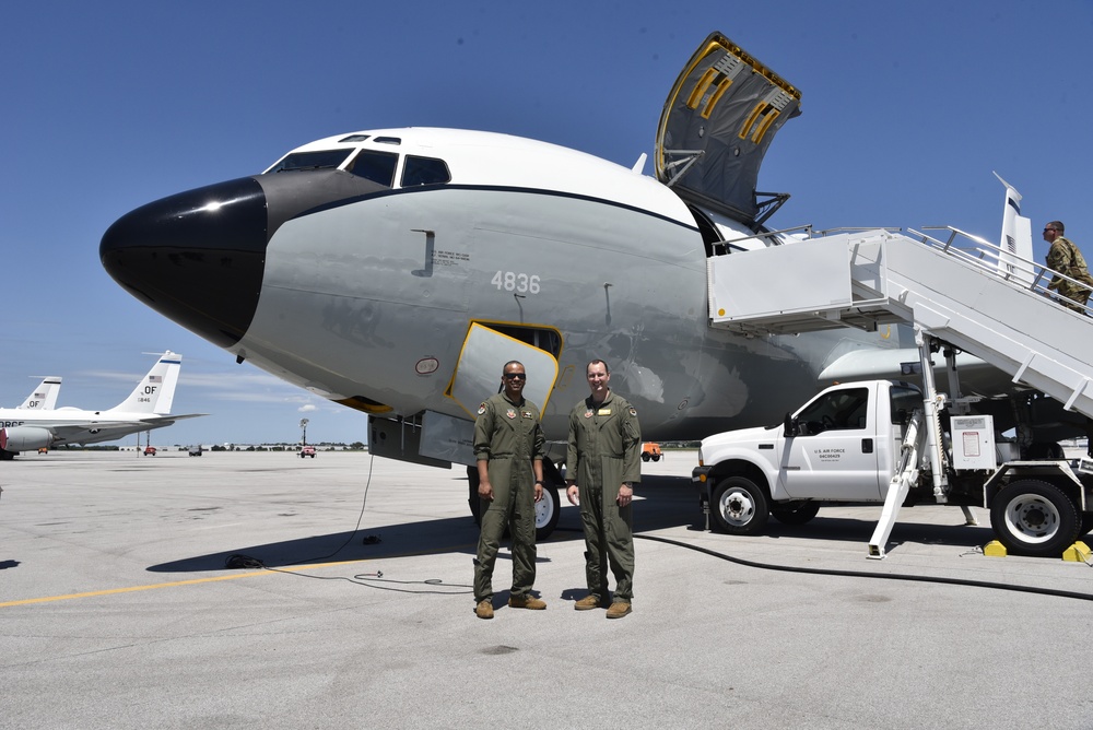 Team Offutt welcomes first WC-135R to its fleet