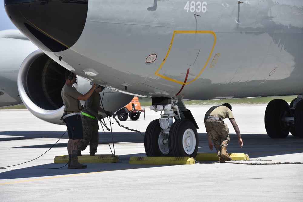 Team Offutt welcomes first WC-135R to its fleet