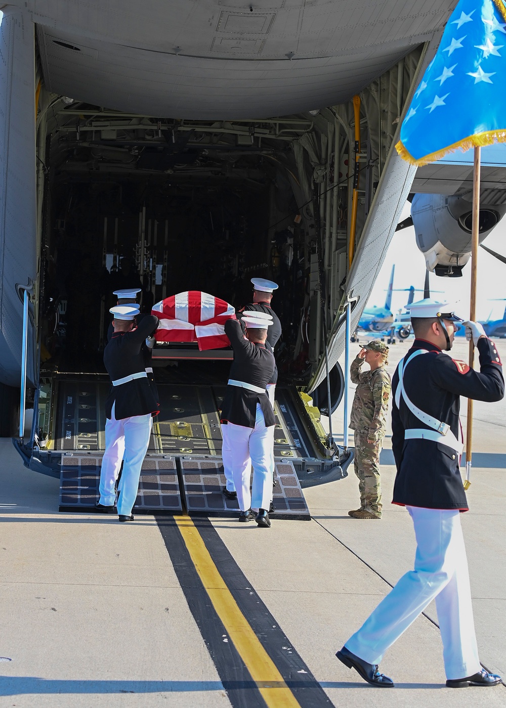 MOH recipient arrives at JBA to be honored at U.S. Capitol