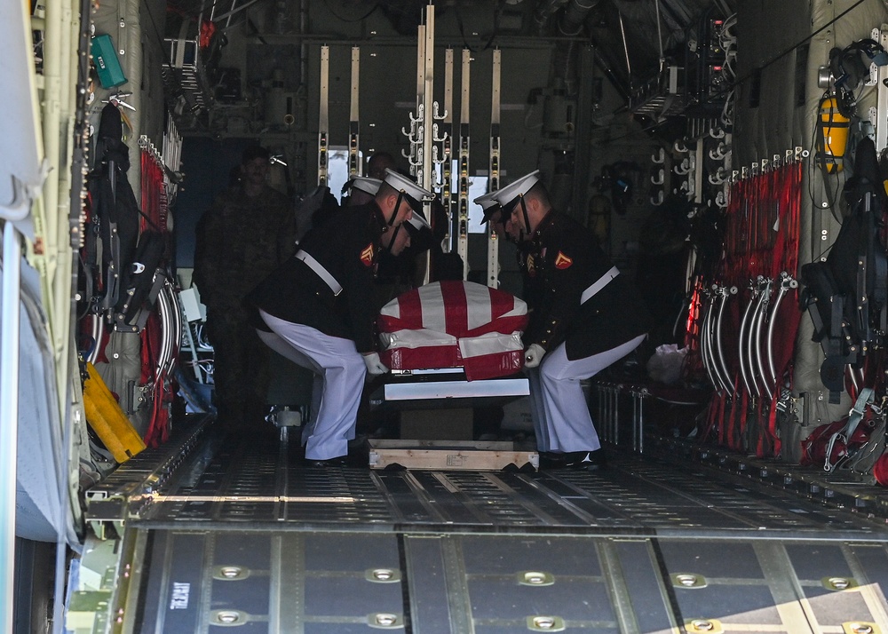 MOH recipient arrives at JBA to be honored at U.S. Capitol