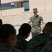 Legal Services Support Team Twentynine Palms Legal Assistance briefs the students at Marine Corps Communication-Electronics School