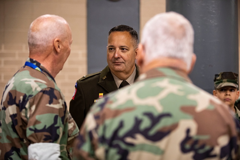 Brig. Gen. Mark Alessia gives remarks during the state of Illinois American Legion convention