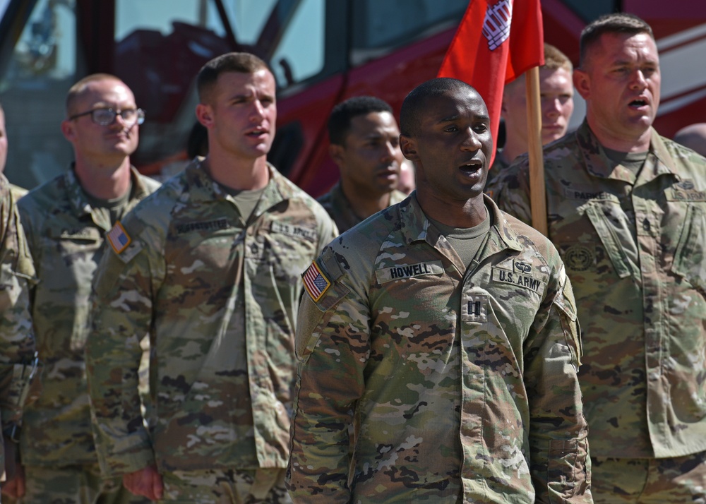 Delta Company 169th EN BN welcomes new commander