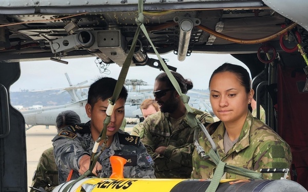 Royal Australian Navy and Royal New Zealand Navy Sailors Train on REMUS 100 AUV