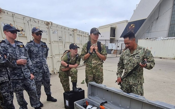Royal Australian Navy and Royal New Zealand Navy Sailors Train on REMUS 100 AUV