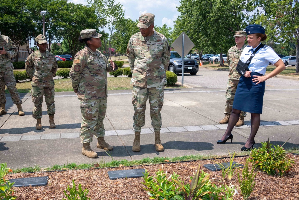 CSAF visits Sharron Cohen Memorial Garden