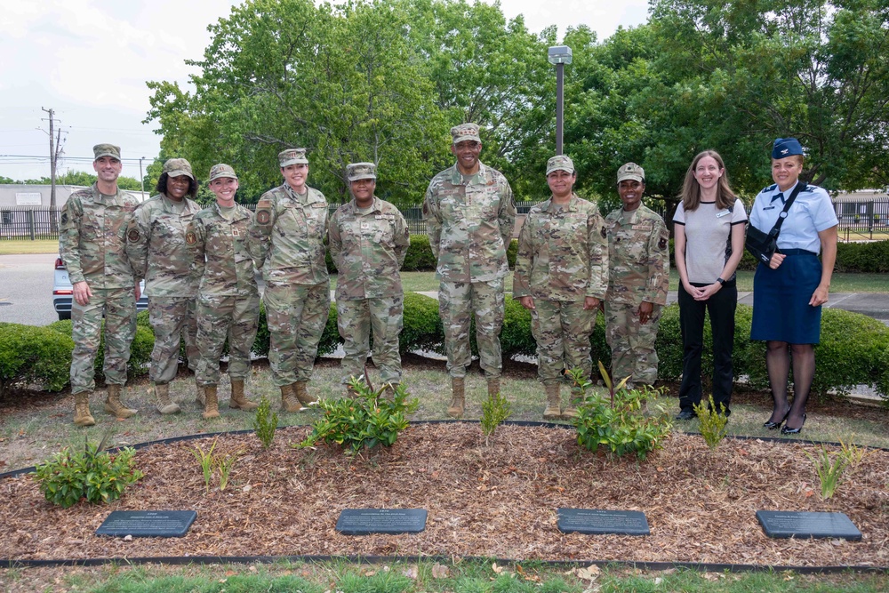 CSAF visits Sharron Cohen Memorial Garden