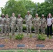 CSAF visits Sharron Cohen Memorial Garden