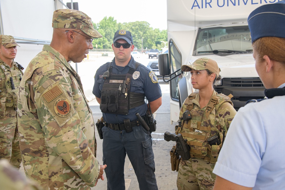 CSAF Visits CVI