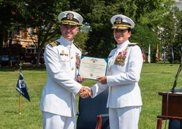 U.S. Navy Ceremonial Guard Changes Command