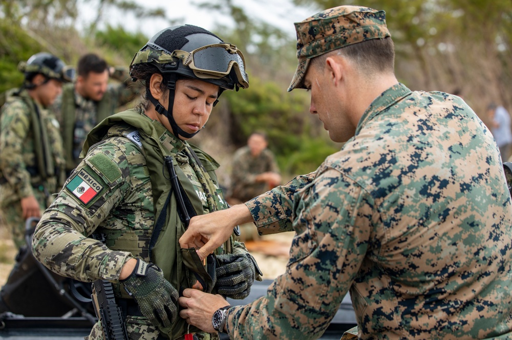 RIMPAC 2022: Mexican Naval Infantry Conducts Small Boat Training