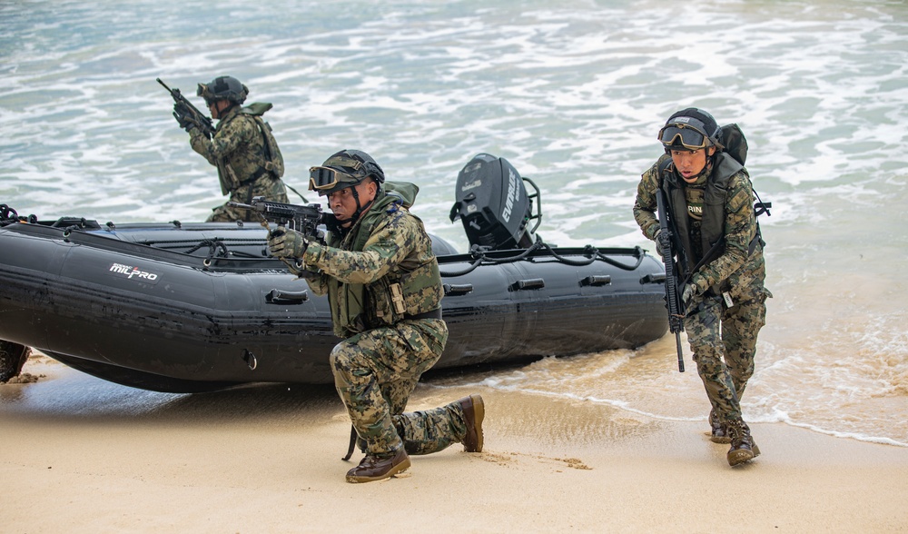 RIMPAC 2022: Mexican Naval Infantry Conducts Small Boat Training