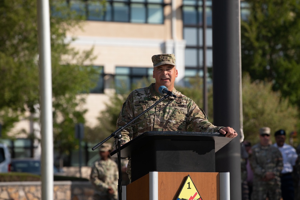 1st Armored Division Change of Command Ceremony