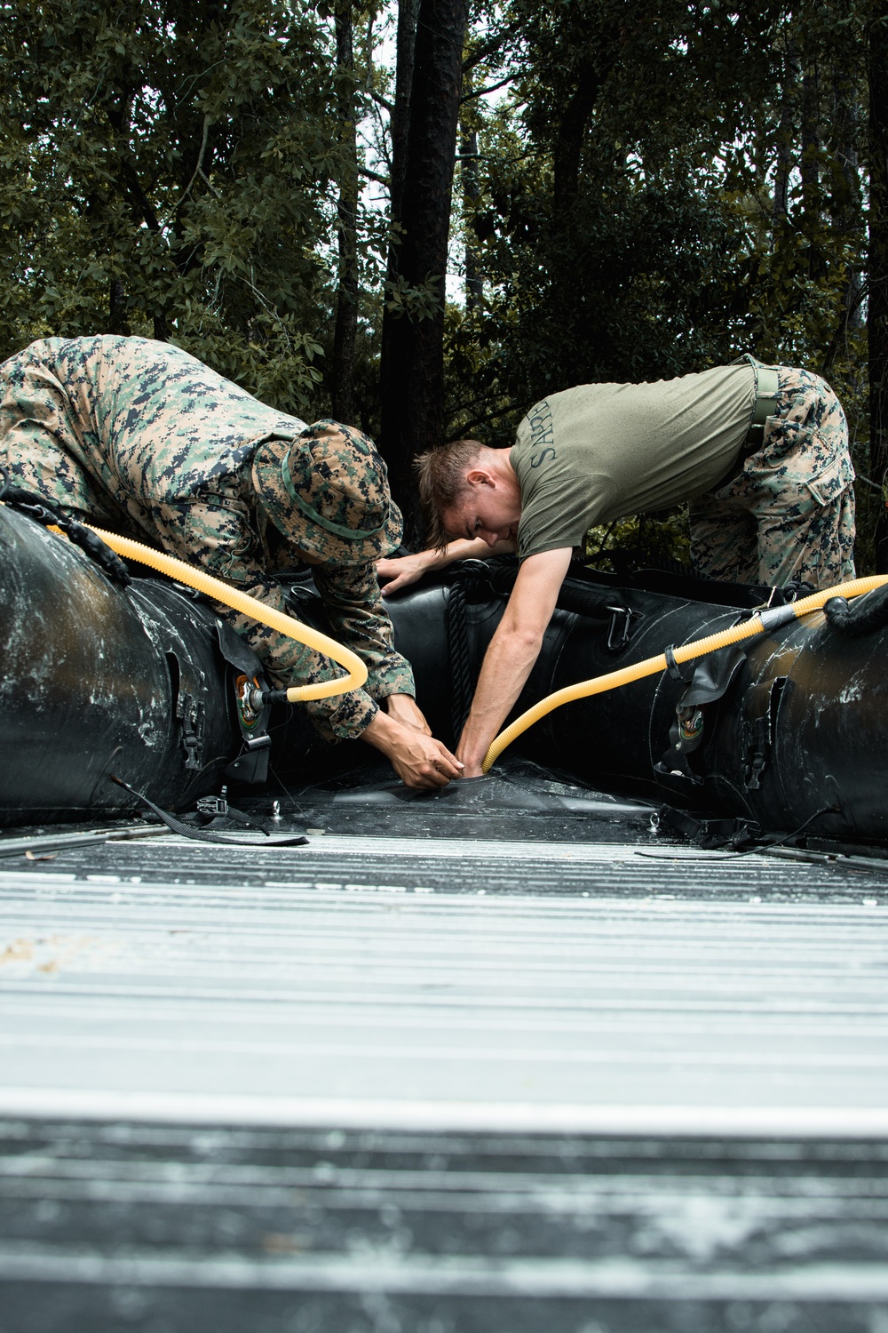 8th Engineer Support Battalion conducts river reconnaissance during Summer Pioneer 22 (Day 1)