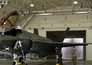 U.S. F-35’s conduct combined training with ROKAF