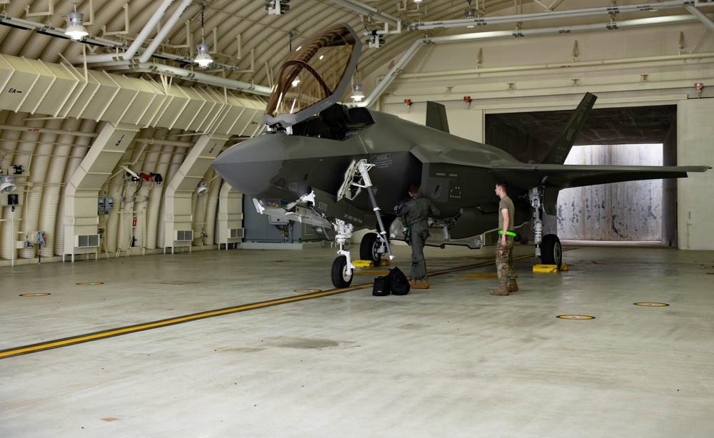 U.S. F-35’s conduct combined training with ROKAF