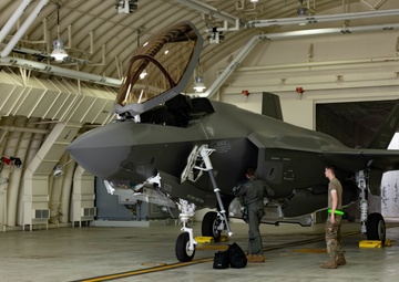 U.S. F-35’s conduct combined training with ROKAF