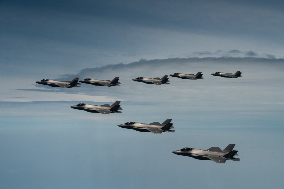 U.S. F-35’s conduct combined training with ROKAF