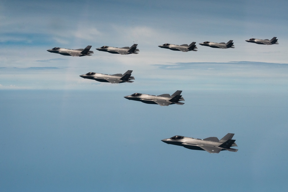 U.S. F-35’s conduct combined training with ROKAF