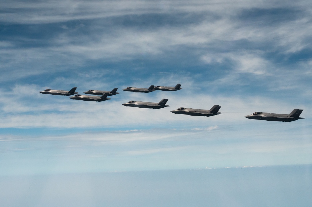 U.S. F-35’s conduct combined training with ROKAF