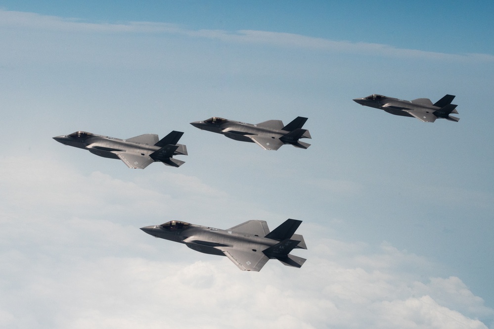 U.S. F-35’s conduct combined training with ROKAF