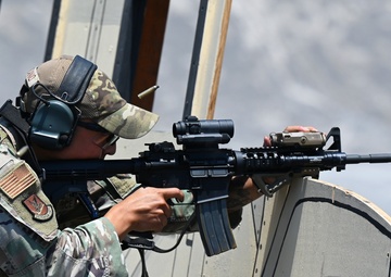 The 161st and 162nd Security Forces Squadrons conduct a week of annual training