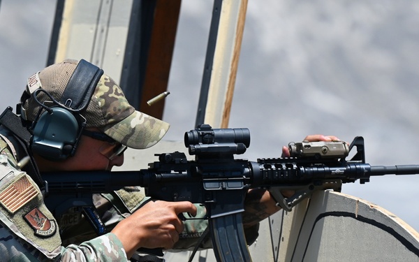 The 161st and 162nd Security Forces Squadrons conduct a week of annual training