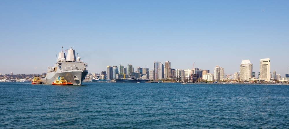 USS Portland Returns to San Diego during RIMPAC 2022