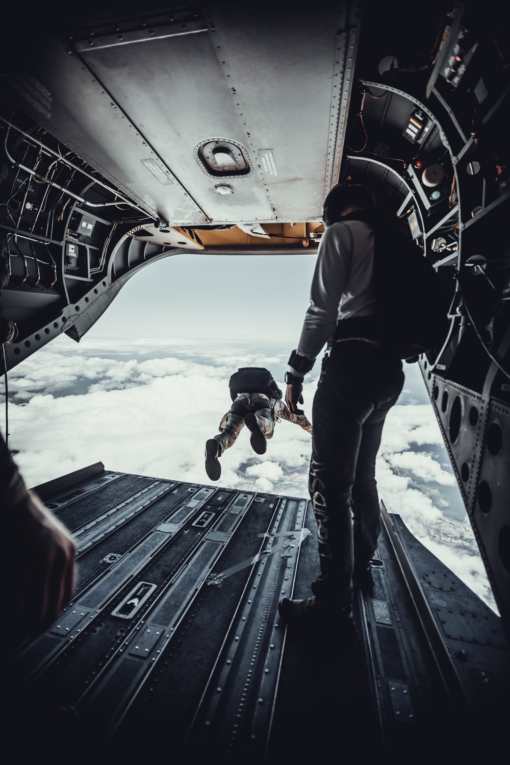 Naval Special Warfare Sailors Freefall Jump During RIMPAC 2022