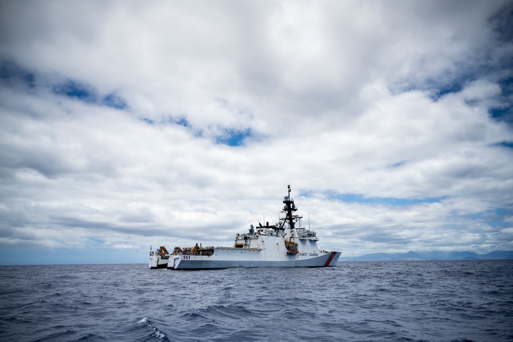 USCGC Midgett, U.S. Navy and Japan Maritime Self-Defense Force conduct mass rescue exercise