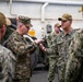 Task Force 61/2 commanding general visits USS Arlington