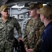 Task Force 61/2 commanding general visits USS Arlington