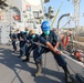 USS Cole pulls into Rota, Spain