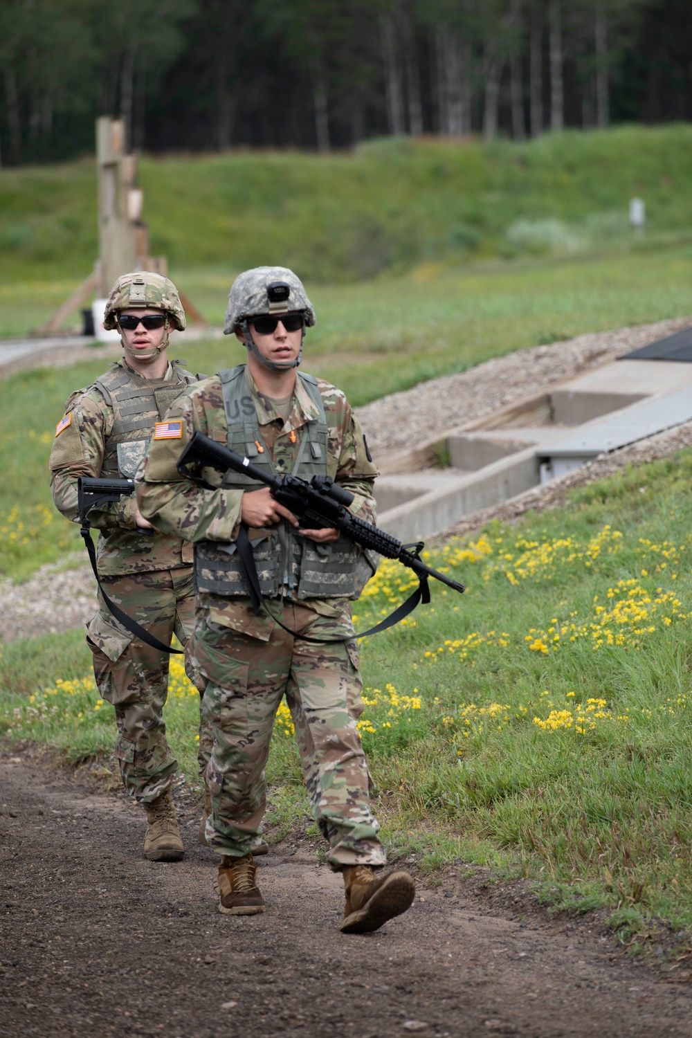 Illinois Army National Guard Soldiers Qualify on M4/M4A1s at Camp Ripley, Minnesota