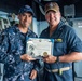 USS Michael Monsoor CO awards foreign partners during RIMPAC 2022