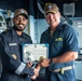 USS Michael Monsoor CO awards foreign partners during RIMPAC 2022