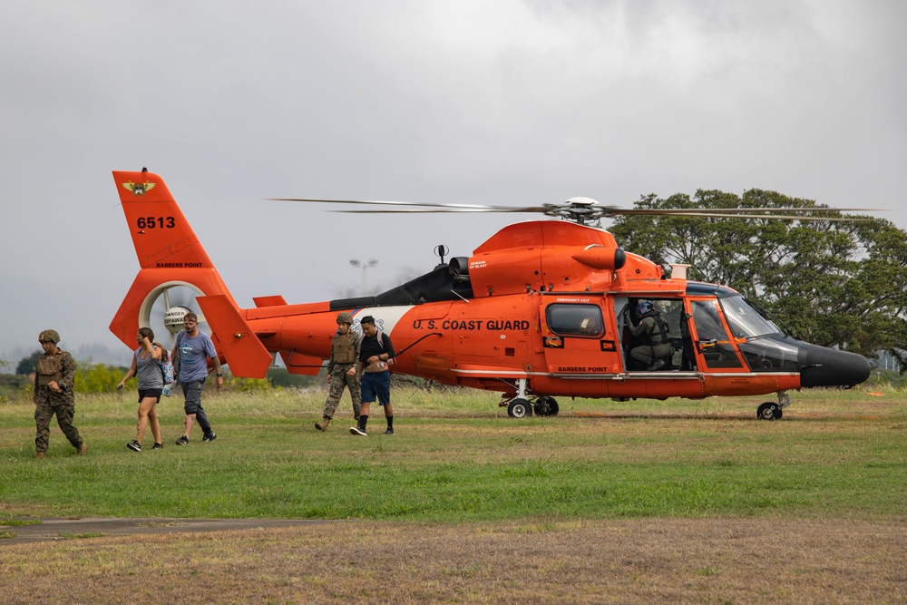 Participants conduct Humanitarian Aid Disaster Relief during RIMPAC 2022