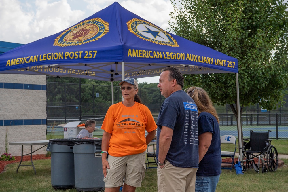 Battle Creek hosts the Wall that Heals