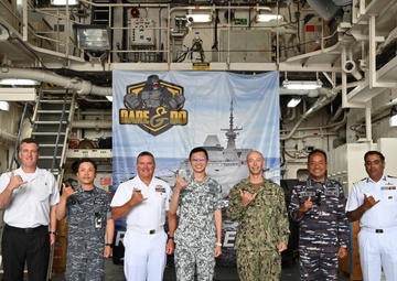 CTG176.3 Luncheon Aboard RSS Intrepid During RIMPAC 2022