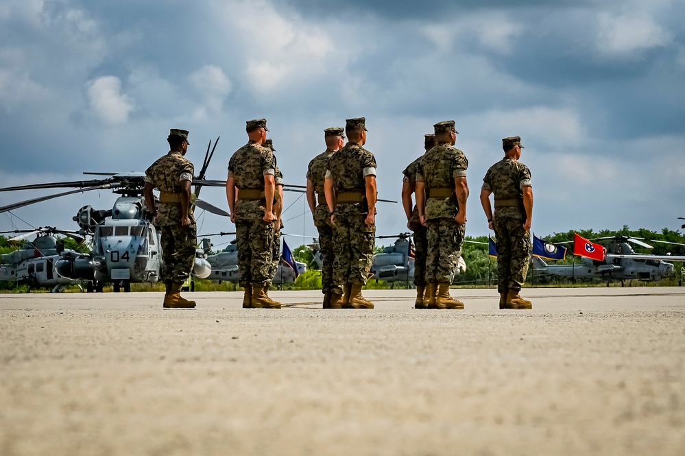 Marine Aircraft Group 49 holds Change of Command