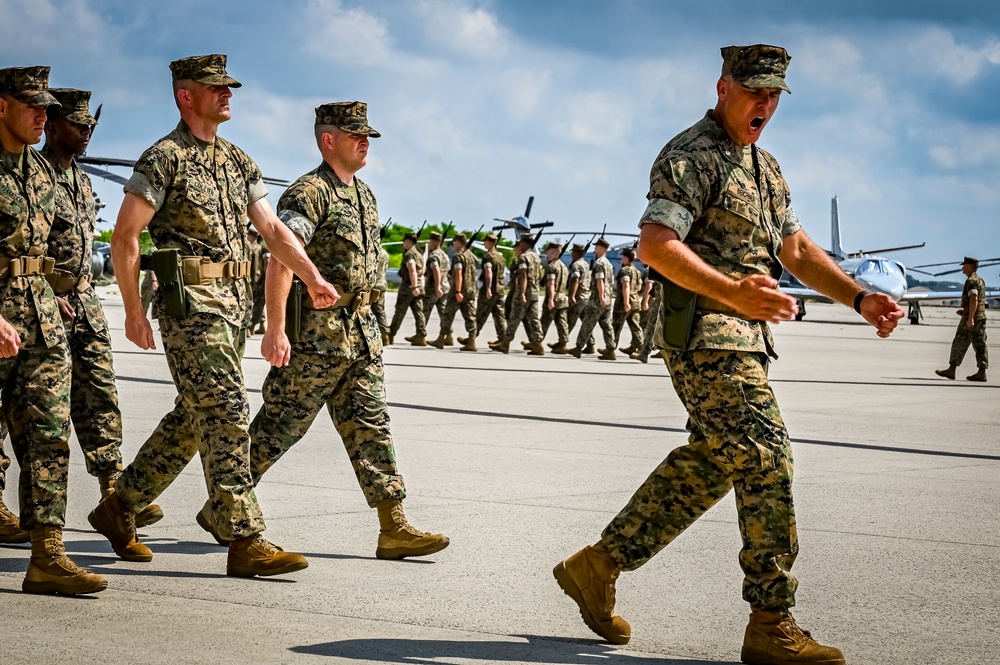 Marine Aircraft Group 49 holds Change of Command