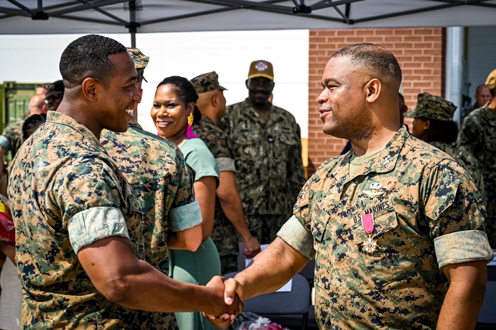 Marine Aircraft Group 49 holds Change of Command