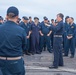 Rear Admiral Donnelly Visits USS Antietam (CG 54)