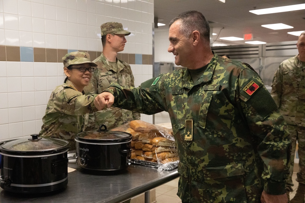 NJ Adjutant General and Albanian Armed Forces Commander visit XCTC