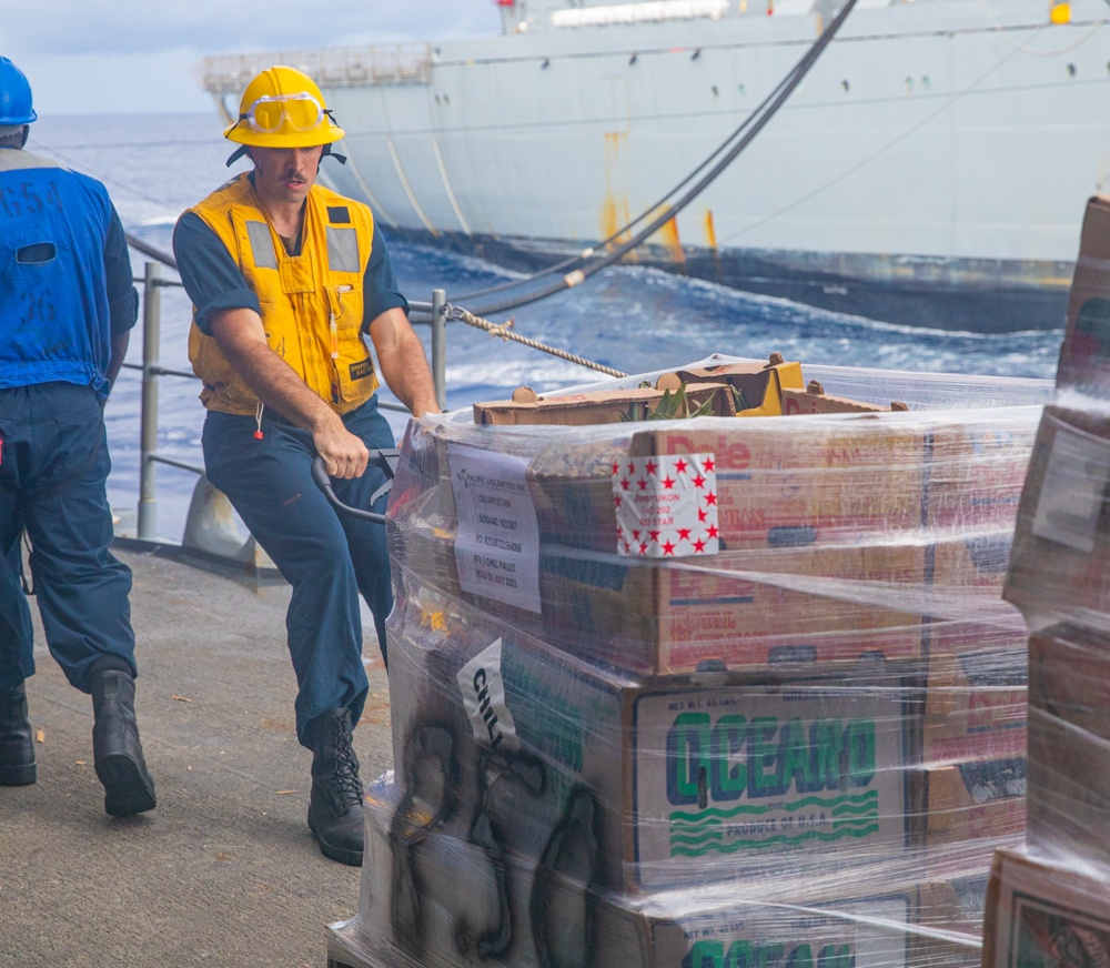 USS Antietam (CG 54) Replenishment-At-Sea